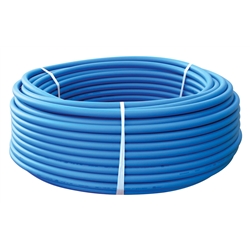 Blue MDPE Water Pipe 25mmx150m