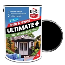 King of Paints Shed & Fence Black