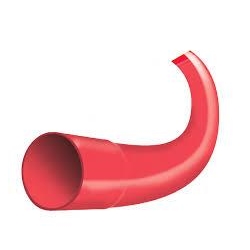 Red ESB Long Radius Bend 50mmx45°