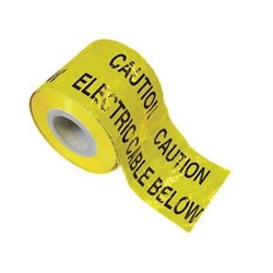 'Caution Electric Cable Below' 365m Tape