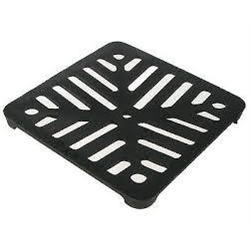 Square Grid Black Ductile Iron 6"x6"