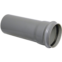 4m Soil Pipe 110mm Grey