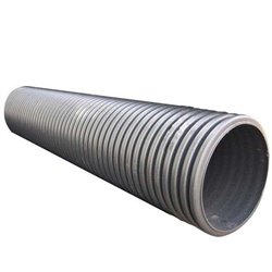 6m Grey Twinwall Pipe 110mm