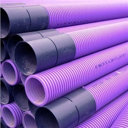 6m Purple Twinwall Pipe 110mm