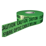 'Caution Fibre Optic Cable Below' 365m Tape