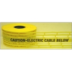 'Caution Electric Main Below' 100m Tape