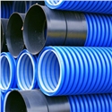 6m Blue Twinwall Pipe 110mm