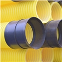 6m Yellow Twinwall Pipe 110mm